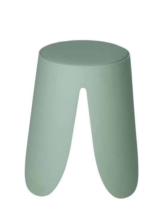 Produktbild: Badhocker Mod. Comiso Lindgrün matt, belastbar bis 180 kg