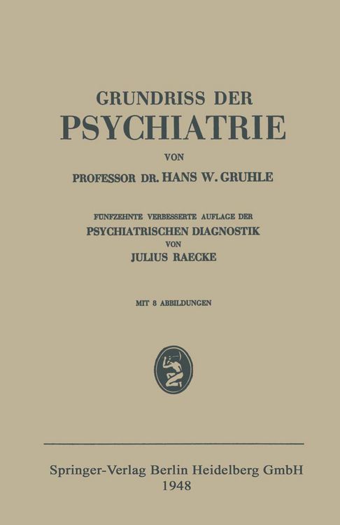 Produktbild: Grundriss der Psychiatrie