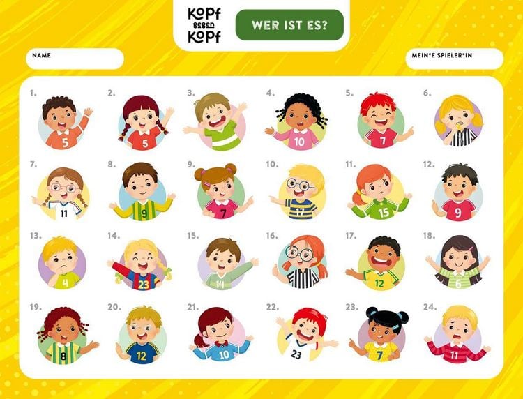 Produktbild: Der ultimative Spielblock: Kopf gegen Kopf &ndash; Fu&szlig;ball: Ran an den Ball!