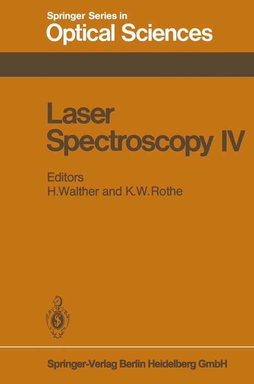 Produktbild: Laser Spectroscopy IV