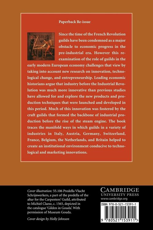 Produktbild: Guilds, Innovation and the European Economy, 1400-1800