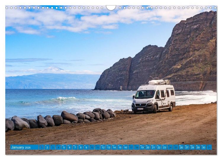 Produktbild: CANARY ISLANDS by CAMPER VAN (Wall Calendar 2026 DIN A3 landscape), CALVENDO 12 Month Wall Calendar