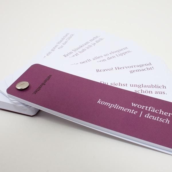 Produktbild: Wortf&auml;cher komplimente deutsch