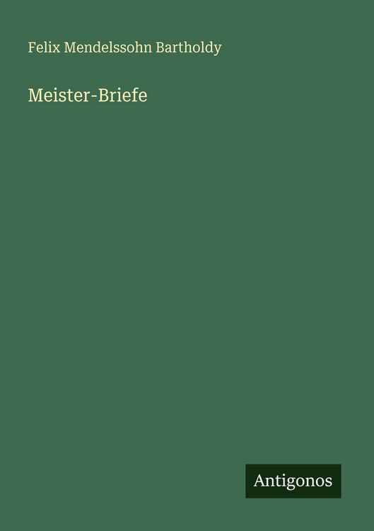 Produktbild: Meister-Briefe