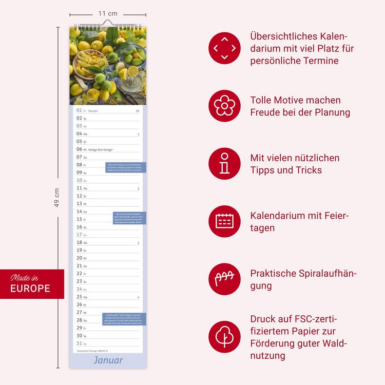Produktbild: times&more K&uuml;che Langplaner 2027