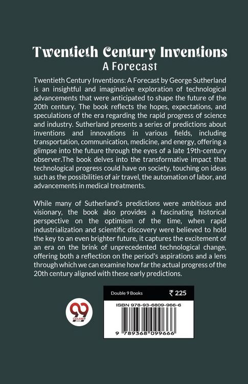 Produktbild: Twentieth Century Inventions A Forecast
