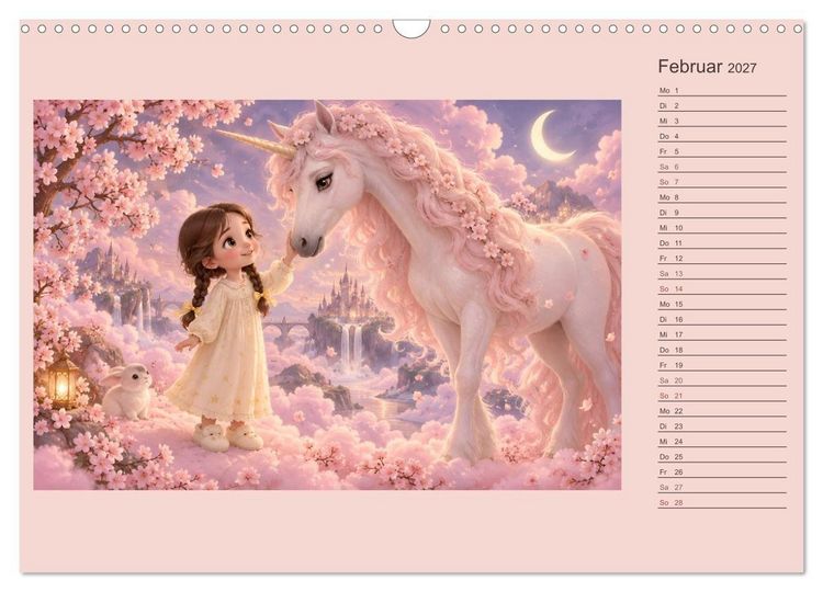 Produktbild: Mila und die Nacht der Fabelwesen (Wandkalender 2027 DIN A3 quer), CALVENDO Monatskalender