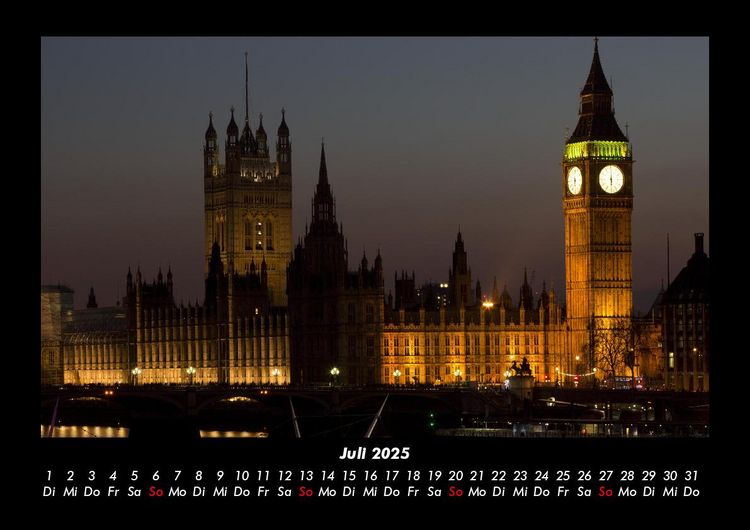 Produktbild: London 2025 Fotokalender DIN A3