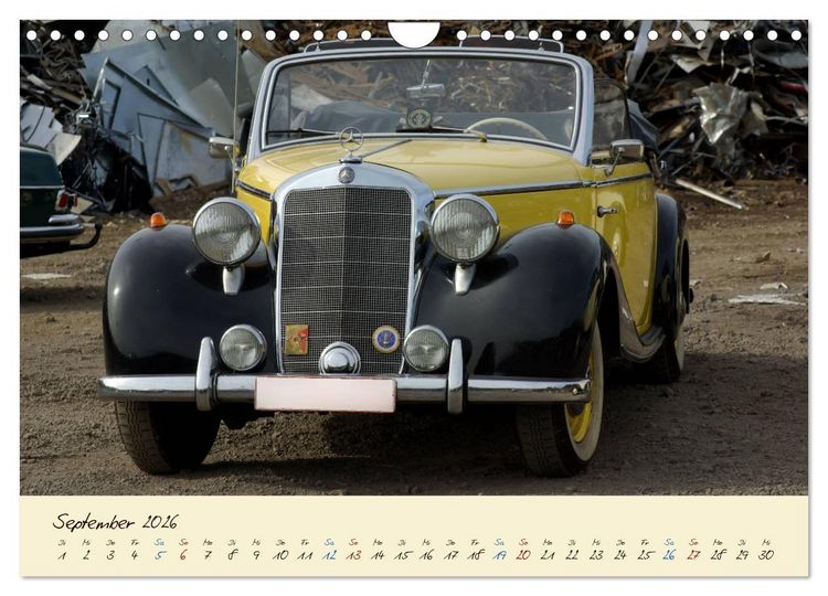 Produktbild: Klassiker mit Stern (Wandkalender 2026 DIN A4 quer), CALVENDO Monatskalender