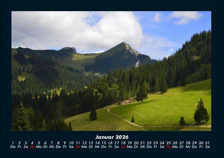 Produktbild: Berge 2026 Fotokalender DIN A4