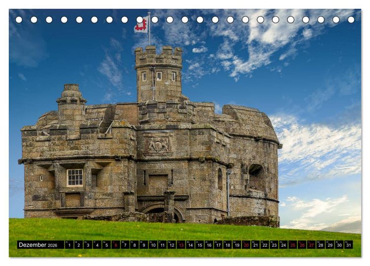 Produktbild: Blickpunkte Cornwall (Tischkalender 2026 DIN A5 quer), CALVENDO Monatskalender