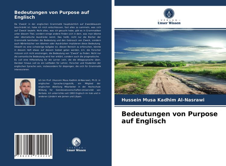 Produktbild: Bedeutungen von Purpose auf Englisch