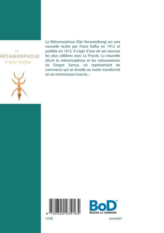 Produktbild: La M&eacute;tamorphose