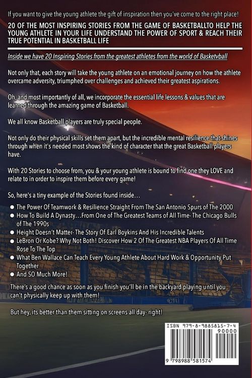 Produktbild: Truly Motivational Basketball Stories for Kids