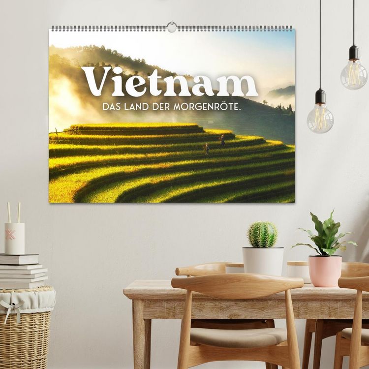Produktbild: Vietnam - Das Land der Morgenr&ouml;te. (Wandkalender 2026 DIN A2 quer), CALVENDO Monatskalender