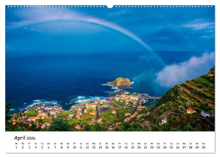 Produktbild: Madeira Magie (hochwertiger Premium Wandkalender 2026 DIN A2 quer), Kunstdruck in Hochglanz