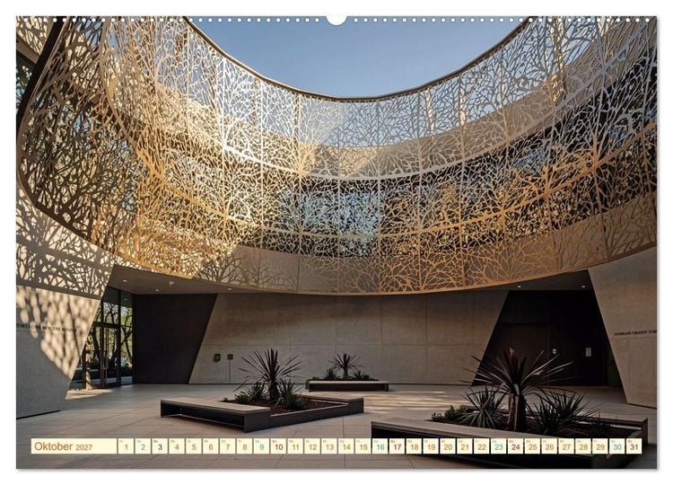 Produktbild: Architektur gegen Hitze - Licht. Schatten. Strukturen. Wasser (hochwertiger Premium Wandkalender 2027 DIN A2 quer), Kunstdruck in Hochglanz
