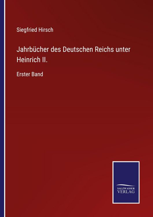 Produktbild: Jahrb&uuml;cher des Deutschen Reichs unter Heinrich II.