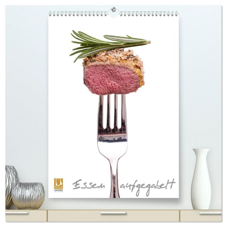 Produktbild: Essen aufgegabelt (hochwertiger Premium Wandkalender 2027 DIN A2 hoch), Kunstdruck in Hochglanz