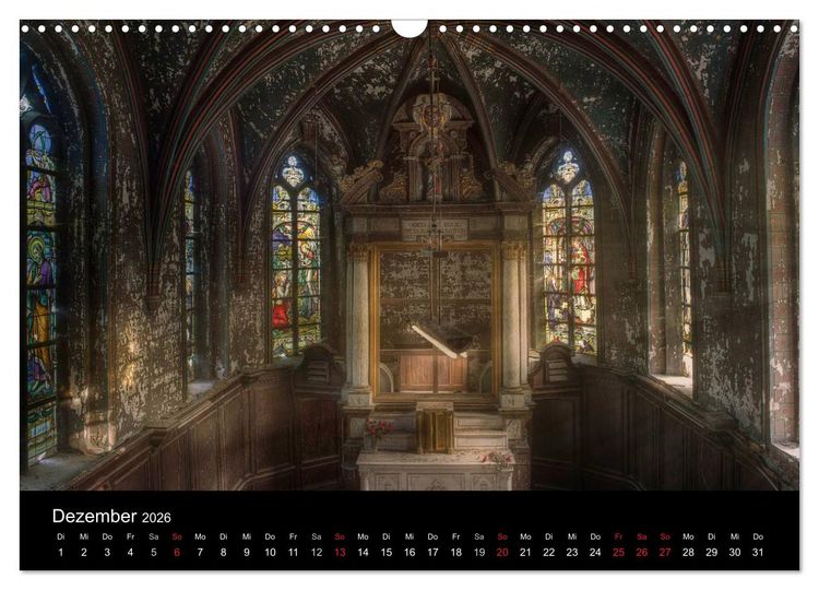 Produktbild: Vergessene und verlassene sch&ouml;ne Orte (Wandkalender 2026 DIN A3 quer), CALVENDO Monatskalender