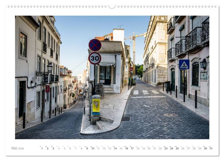 Produktbild: Lissabon - Alter macht sch&ouml;n (Wandkalender 2026 DIN A2 quer), CALVENDO Monatskalender