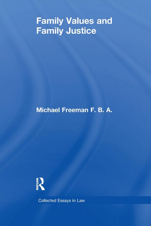Produktbild: Freeman, M: Family Values and Family Justice