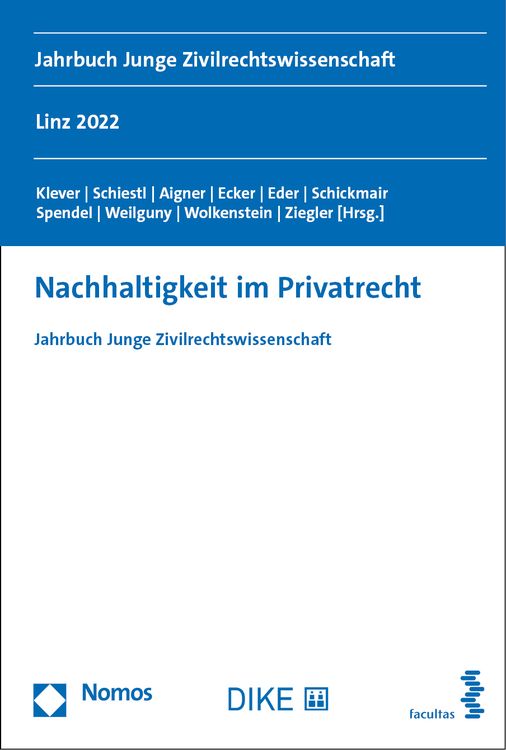 Produktbild: Nachhaltigkeit im Privatrecht