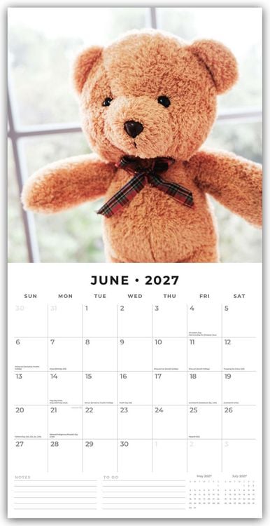 Produktbild: Teddy Bears &ndash; Teddyb&auml;ren 2027 &ndash; 16-Monatskalender
