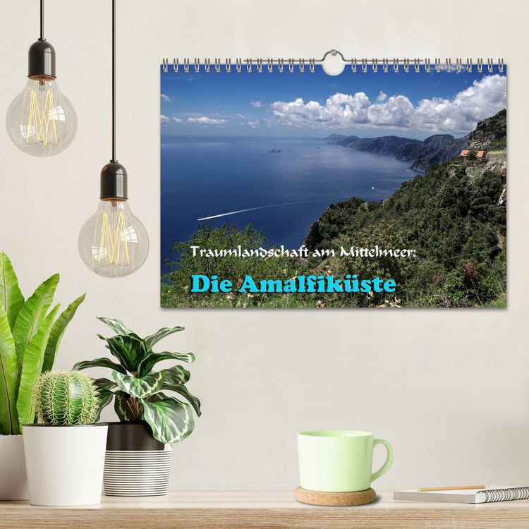 Produktbild: Traumlandschaft am Mittelmeer: Die Amalfik&uuml;ste (Wandkalender 2026 DIN A4 quer), CALVENDO Monatskalender