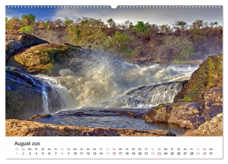 Produktbild: Uganda - die Perle Afrikas (hochwertiger Premium Wandkalender 2026 DIN A2 quer), Kunstdruck in Hochglanz
