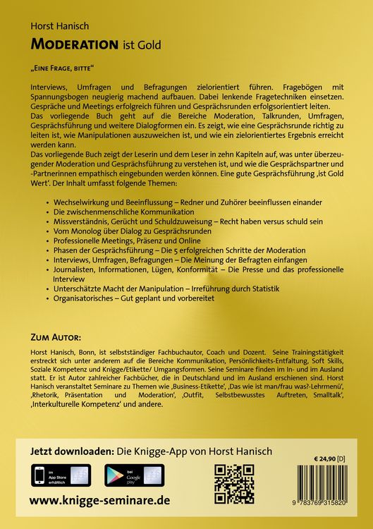 Produktbild: Moderation ist Gold