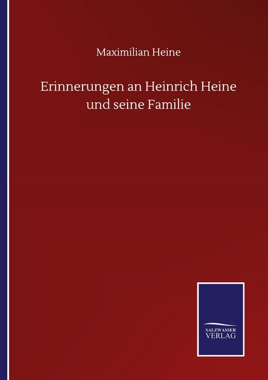 Produktbild: Erinnerungen an Heinrich Heine und seine Familie