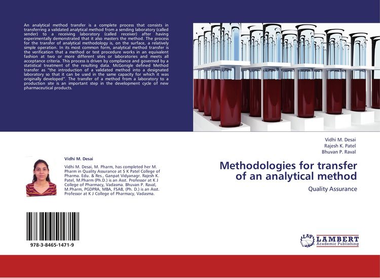 Produktbild: Methodologies for transfer of an analytical method