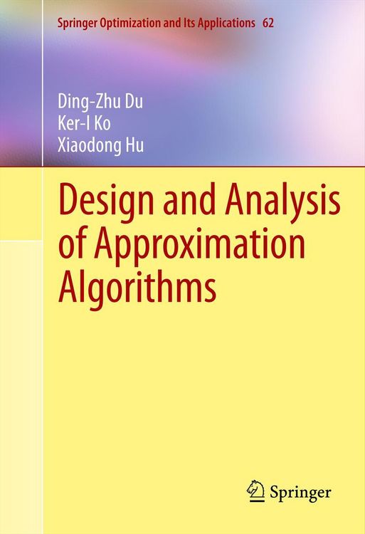 Produktbild: Design and Analysis of Approximation Algorithms