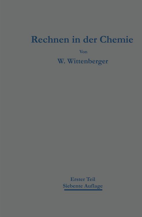 Produktbild: Rechnen in der Chemie