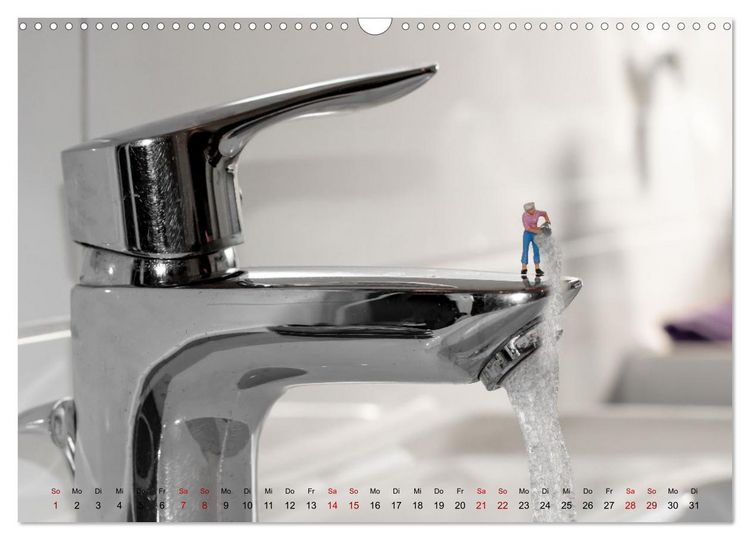 Produktbild: H&ouml;her, schneller, kleiner - Miniaturen in unserem Alltag (Wandkalender 2026 DIN A3 quer), CALVENDO Monatskalender