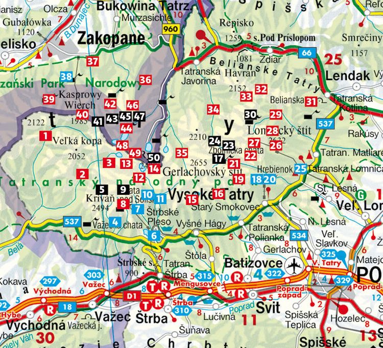 Produktbild: ROTHER Wanderf&uuml;hrer Hohe Tatra