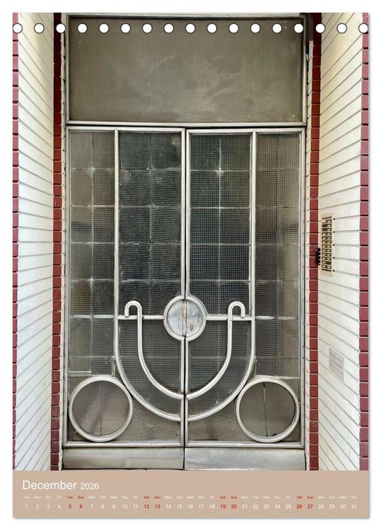 Produktbild: Doors of Belgrade (Desk Calendar 2026 DIN A5 portrait), CALVENDO 12 Month DeskCalendar