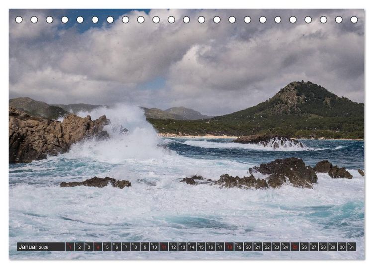 Produktbild: Cala Ratjada Kalender (Tischkalender 2026 DIN A5 quer), CALVENDO Monatskalender