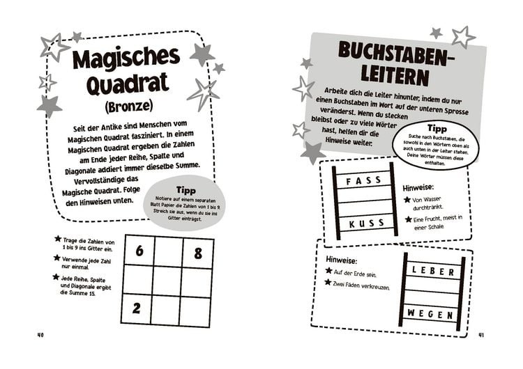 Produktbild: Ziemlich clever! &Uuml;ber 100 R&auml;tsel f&uuml;r schlaue K&ouml;pfe. Ab 8 Jahren