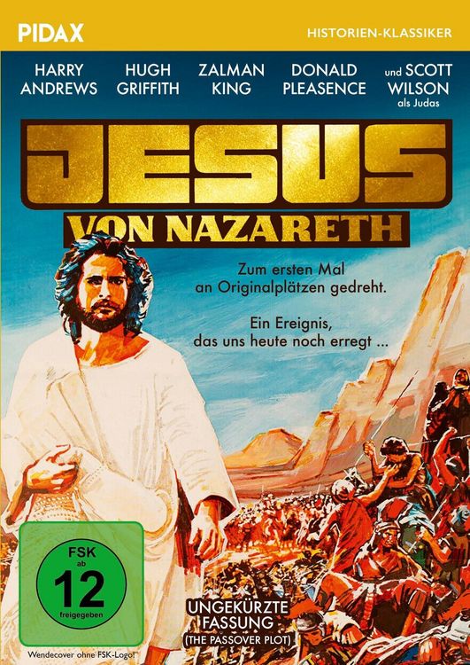Produktbild: Jesus von Nazareth (Passover Plot) / Erstmals an Originalpl&auml;tzen gedrehte Verfilmung der Bibelgeschichte (Pidax Historien-Klassiker)