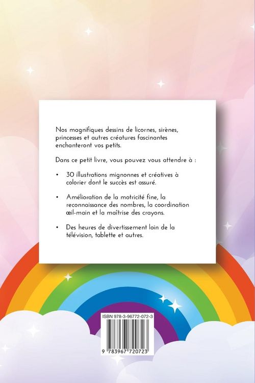 Produktbild: Coloriage par num&eacute;ro - Licornes, sir&egrave;nes & Cie