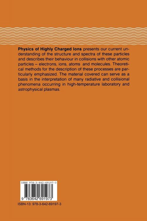 Produktbild: Physics of Highly Charged Ions