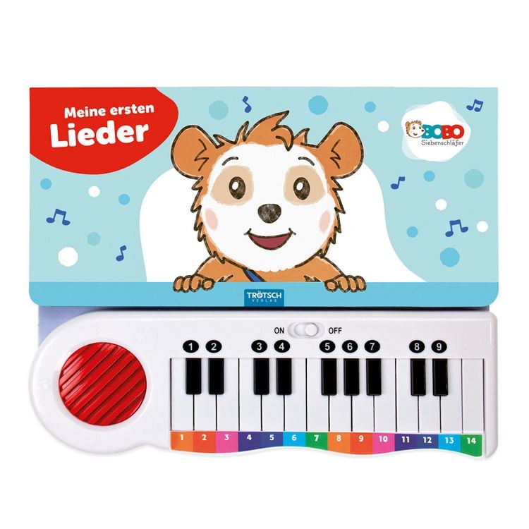 Produktbild: Tr&ouml;tsch Bobo Siebenschl&auml;fer Klavierbuch Meine ersten Lieder Soundbuch Liederbuch