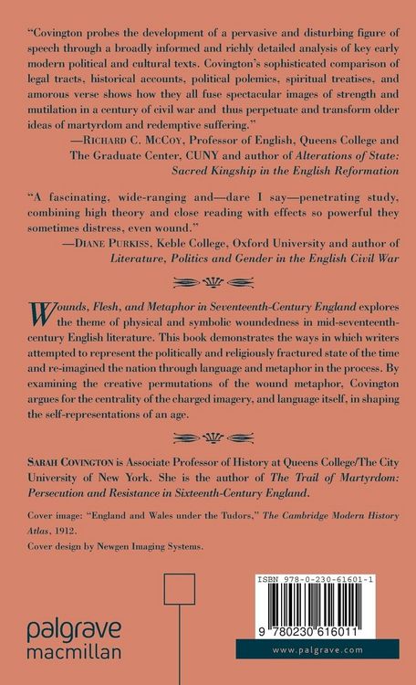 Produktbild: Wounds, Flesh, and Metaphor in Seventeenth-Century England