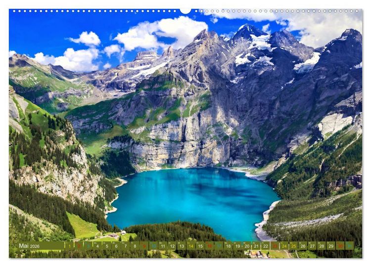 Produktbild: Berner Oberland - Ausflugsziele (hochwertiger Premium Wandkalender 2026 DIN A2 quer), Kunstdruck in Hochglanz