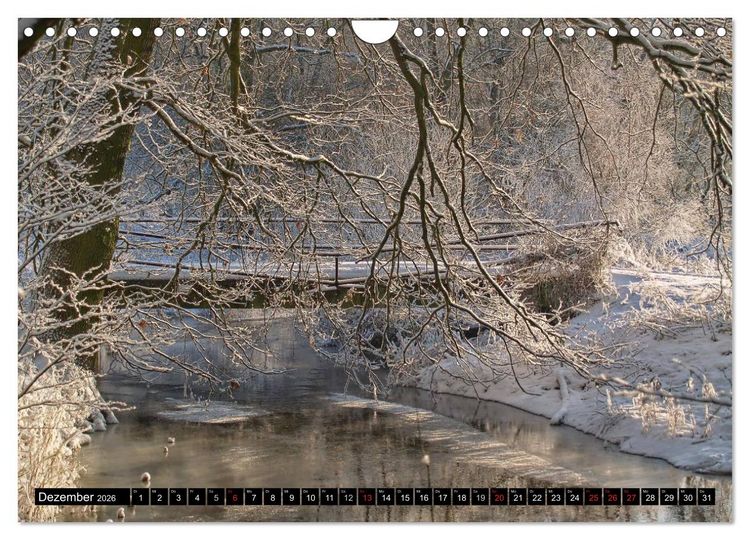 Produktbild: Brandenburg'sche Impressionen (Wandkalender 2026 DIN A4 quer), CALVENDO Monatskalender