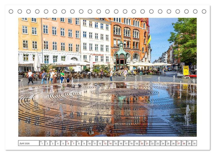 Produktbild: Kopenhagen - Traumst&auml;dte der Welt (Tischkalender 2026 DIN A5 quer), CALVENDO Monatskalender