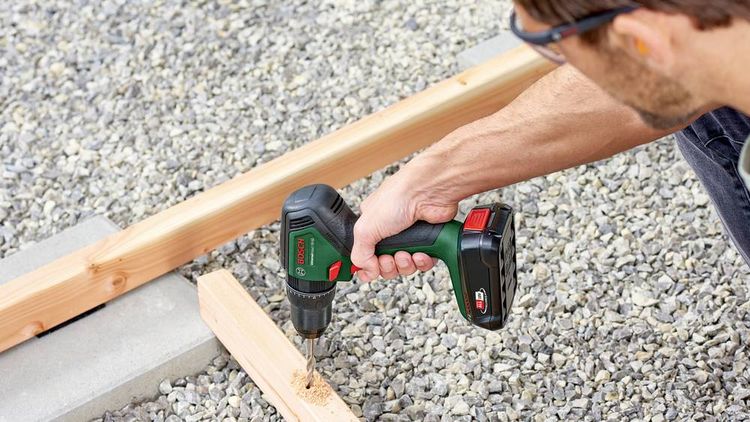 Produktbild: Bosch Home and Garden UniversalImpact 18V-60 06039D7101 Akku-Schlagbohrschrauber 18 V 2.0 Ah Li-Ion inkl. Akku, inkl. Ladeger&auml;t