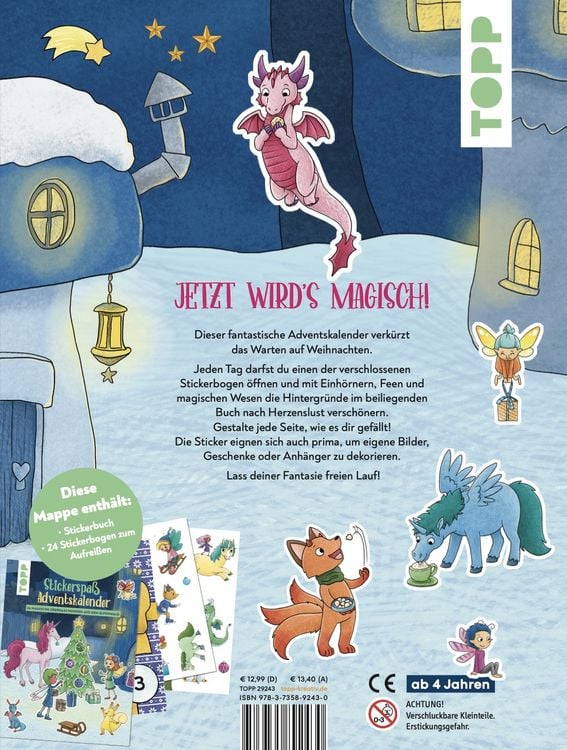 Produktbild: Mein Stickerspa&szlig;-Adventskalender